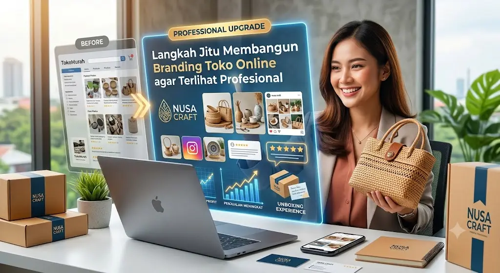 Langkah Jitu Membangun Branding Toko Online agar Terlihat Profesional