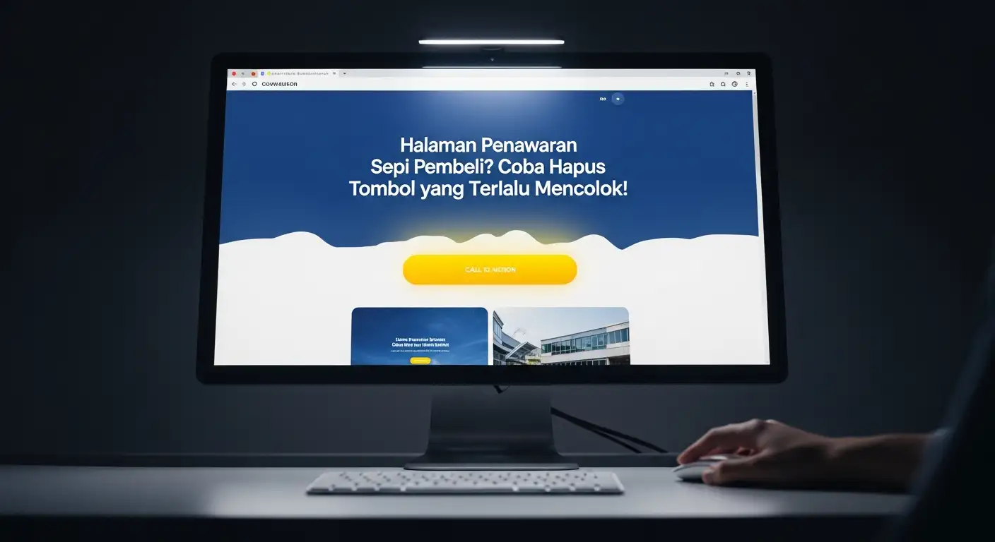 Halaman Penawaran Sepi Pembeli? Coba Hapus Tombol yang Terlalu Mencolok!
