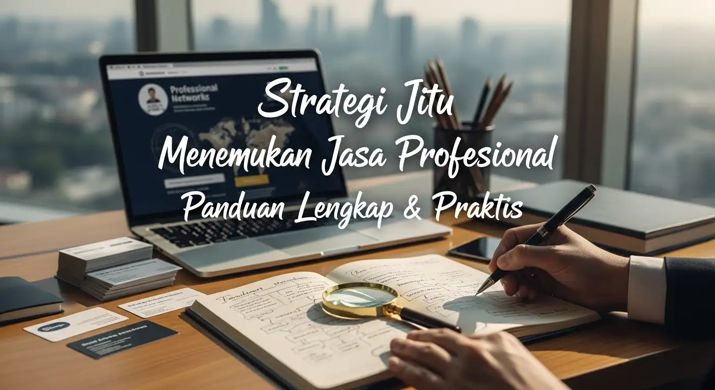 Strategi Jitu Menemukan Jasa Profesional Terpercaya: Panduan Lengkap & Praktis