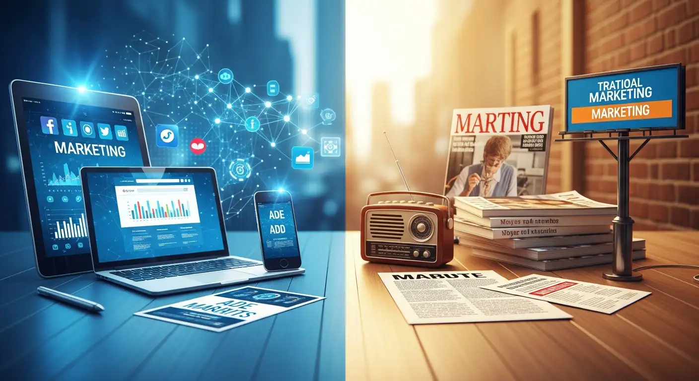 Digital Marketing vs Marketing Tradisional: Mana yang Lebih Efektif di Era Modern?