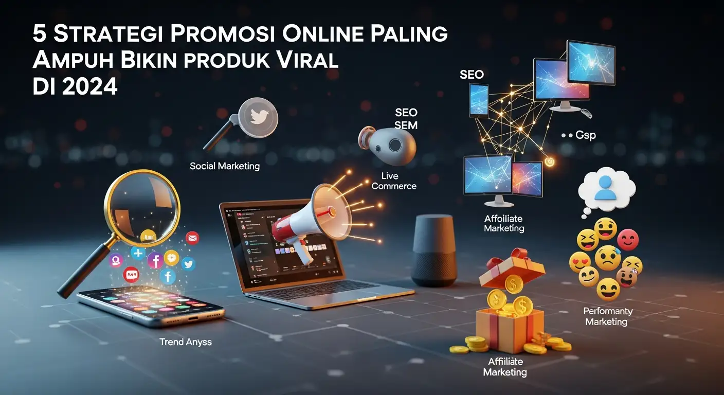 5 Strategi Promosi Online Paling Ampuh Bikin Produk Viral di 2024