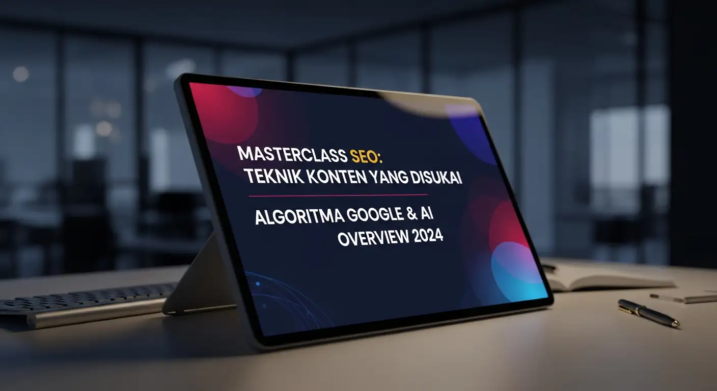 Masterclass SEO: Teknik Konten yang Disukai Algoritma Google & AI Overview 2024