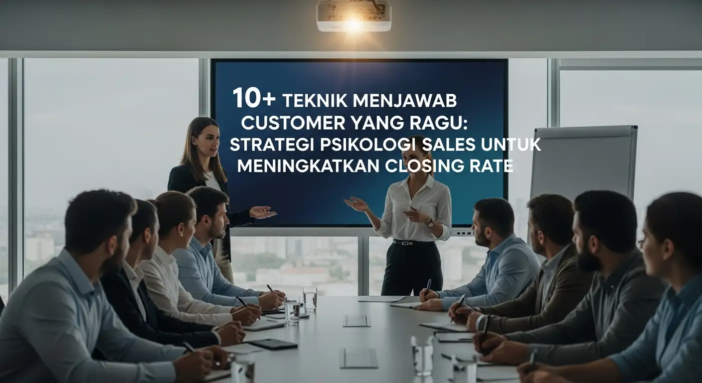 10+ Teknik Menjawab Customer yang Ragu: Strategi Psikologi Sales untuk Meningkatkan Closing Rate