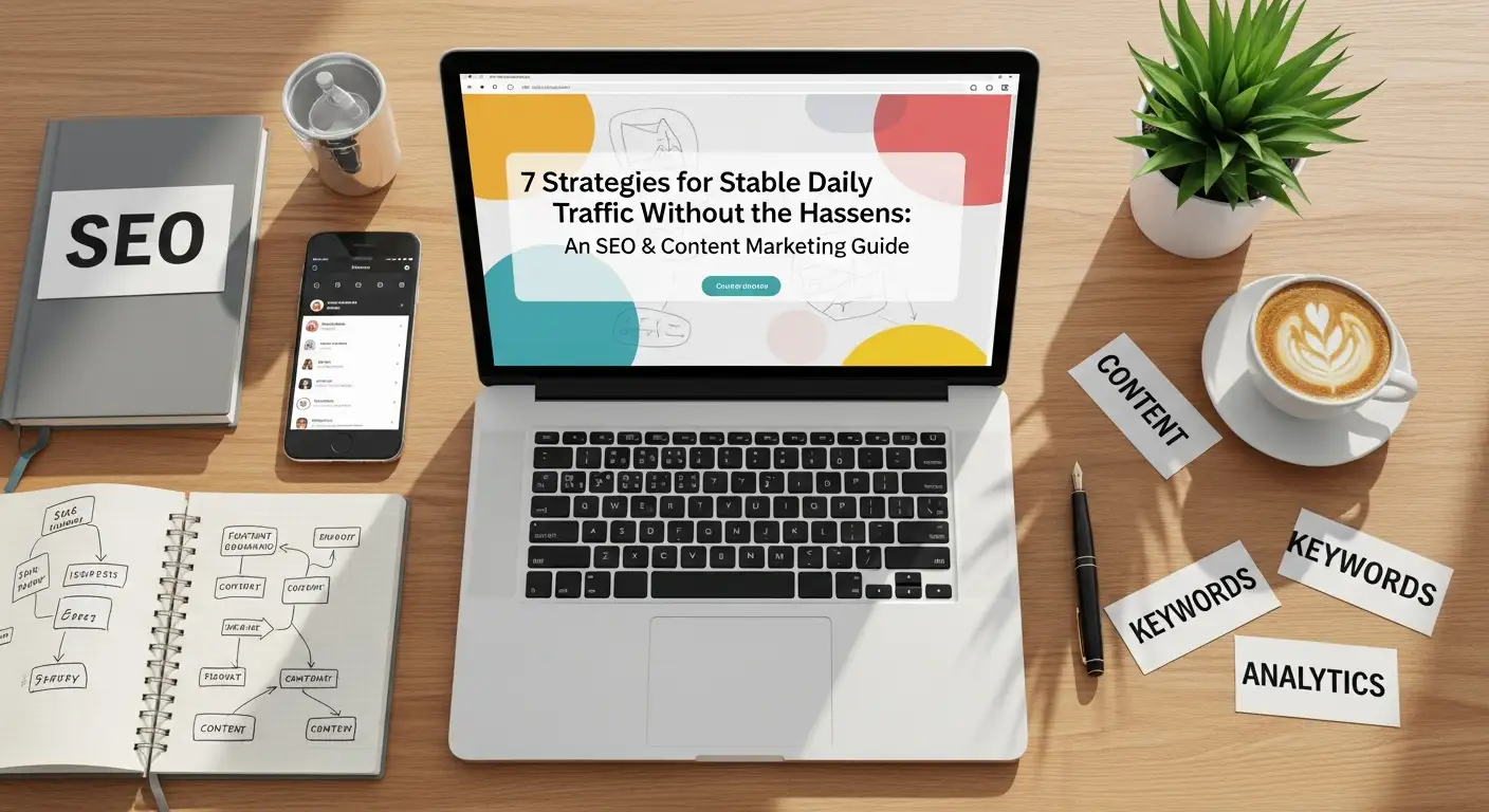 7 Strategi Mendapatkan Traffic Stabil Setiap Hari Tanpa Ribet: Panduan SEO & Content Marketing