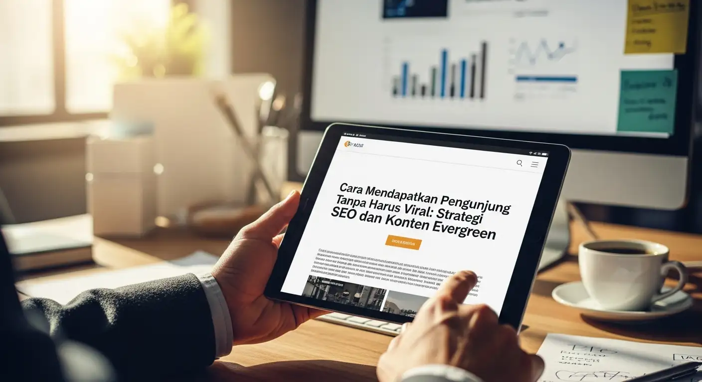 Cara Mendapatkan Pengunjung Tanpa Harus Viral: Strategi SEO dan Konten Evergreen