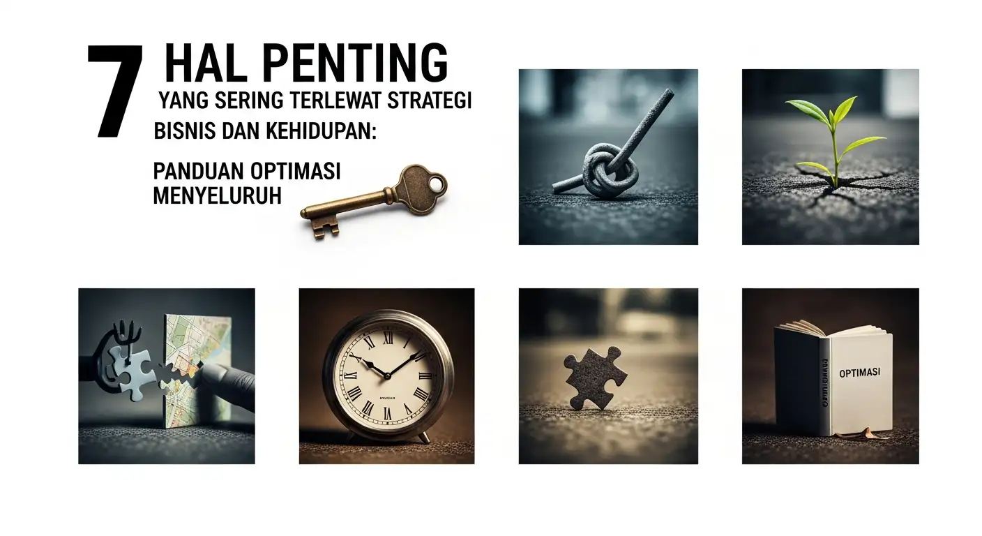 7 Hal Penting yang Sering Terlewat dalam Strategi Bisnis dan Kehidupan: Panduan Optimasi Menyeluruh