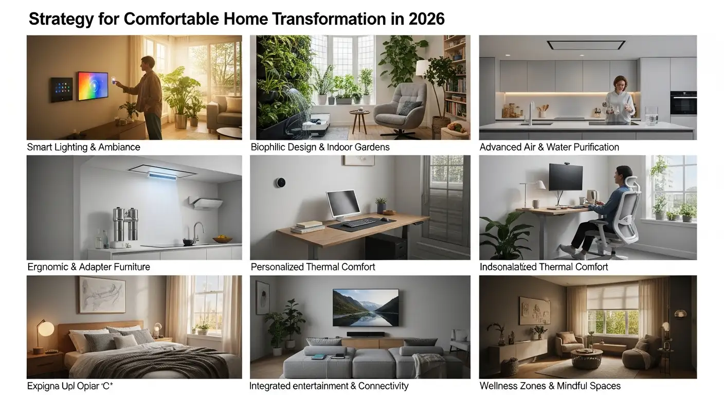 7 Strategi Transformasi Rumah Nyaman di 2026: Tren Smart Living & Kenyamanan Holistik