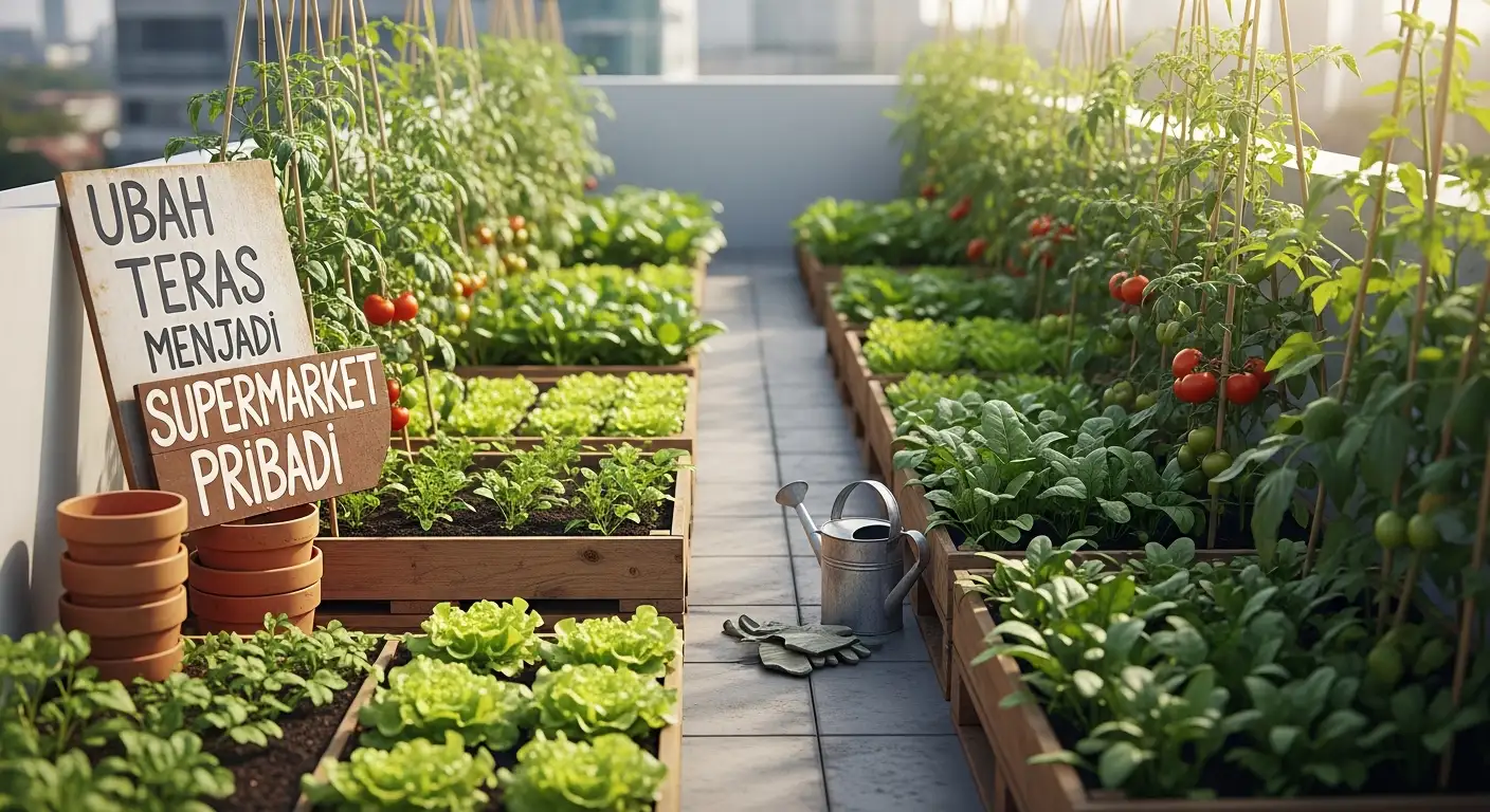 Ubah Teras Menjadi Supermarket Pribadi: Panduan Praktis Berkebun Sayur bagi Pemula Tanpa Gagal